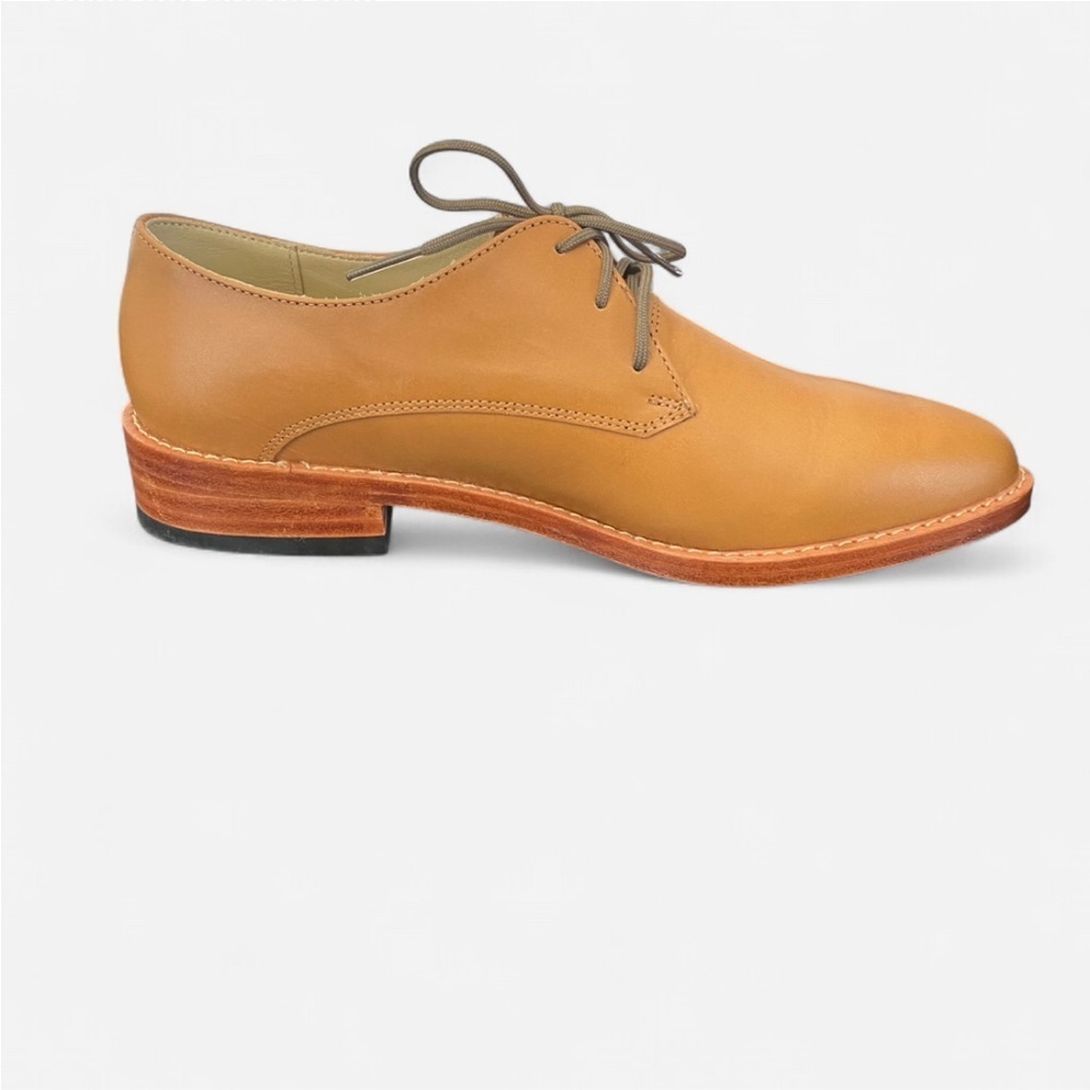 Nisolo James Oxford 6.5 Tan Leather Old Money Quiet Luxury Minimalist - Picture 6 of 14